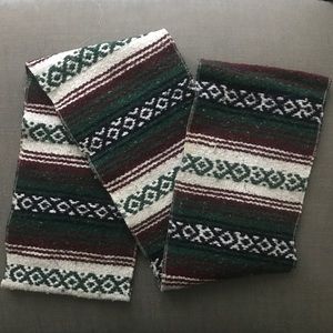 Tribal print circle scarf